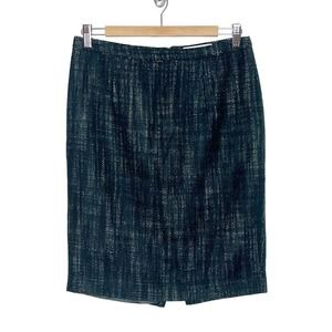 Michael Kors Tweed Pencil Skirt Black Women’s Size 6 Career Business work